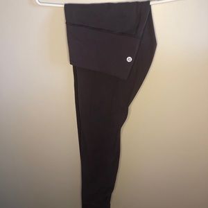 Lulu Lemon purple High waisted leggings Size 10
